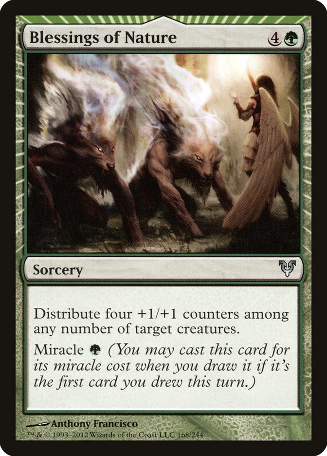 Blessings of Nature [Avacyn Restored] MTG Single Magic: The Gathering | Red Claw Gaming
