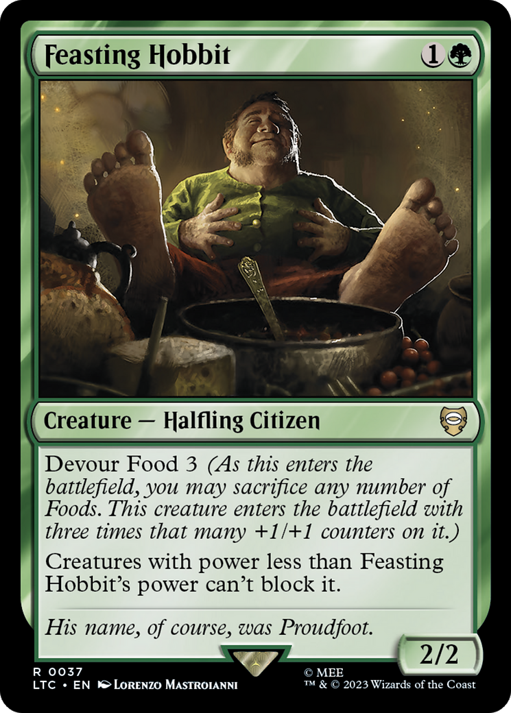 Feasting Hobbit [The Lord of the Rings: Tales of Middle-Earth Commander] MTG Single Magic: The Gathering | Red Claw Gaming