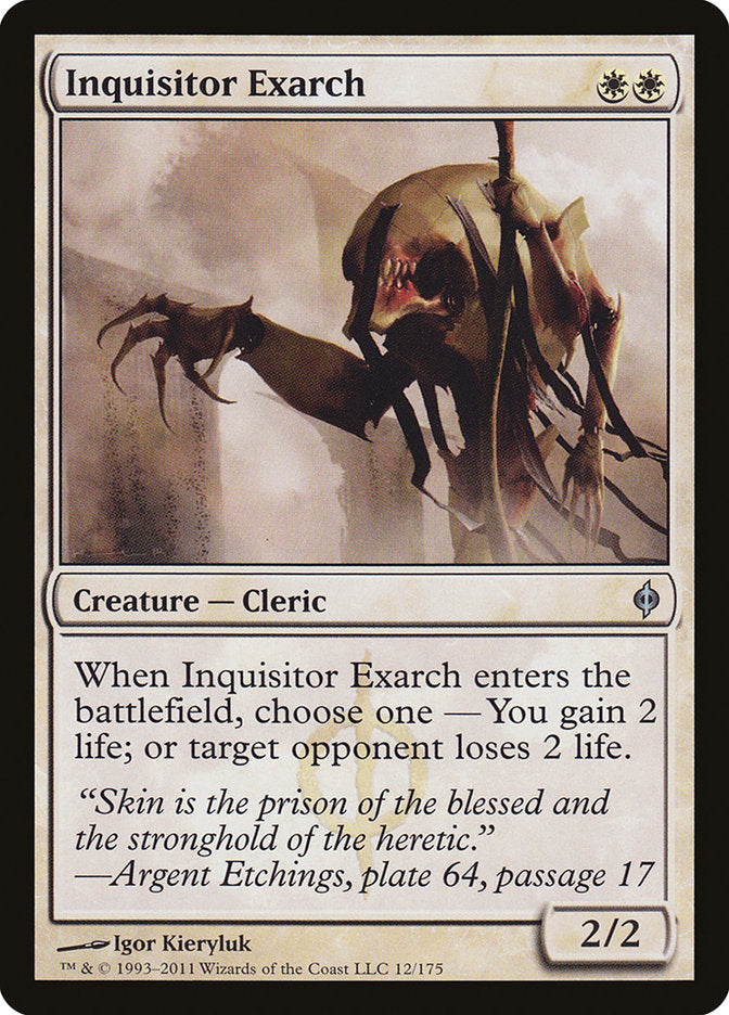 Inquisitor Exarch [New Phyrexia] MTG Single Magic: The Gathering | Red Claw Gaming