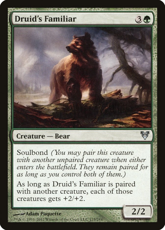 Druid's Familiar [Avacyn Restored] MTG Single Magic: The Gathering | Red Claw Gaming