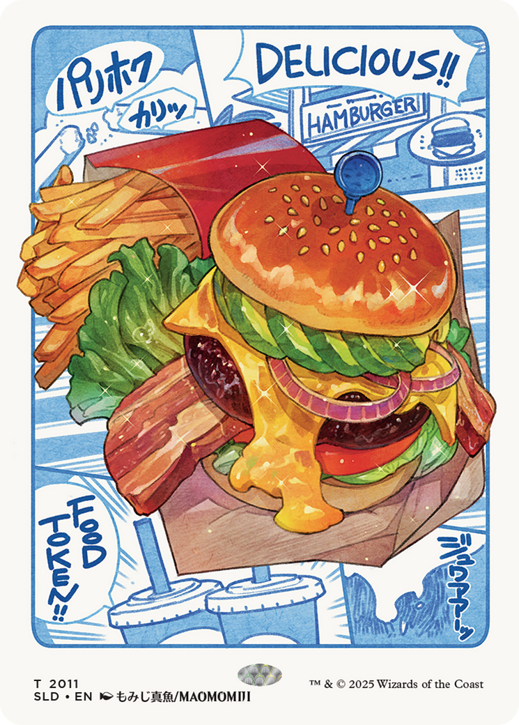 Food Token (2011) (Rainbow Foil) [Secret Lair Drop Series] MTG Single Magic: The Gathering | Red Claw Gaming