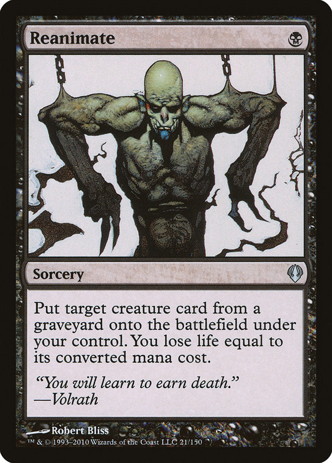 Reanimate [Archenemy] MTG Single Magic: The Gathering | Red Claw Gaming