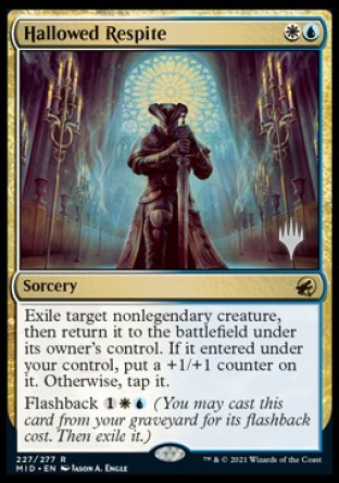 Hallowed Respite (Promo Pack) [Innistrad: Midnight Hunt Promos] MTG Single Magic: The Gathering | Red Claw Gaming