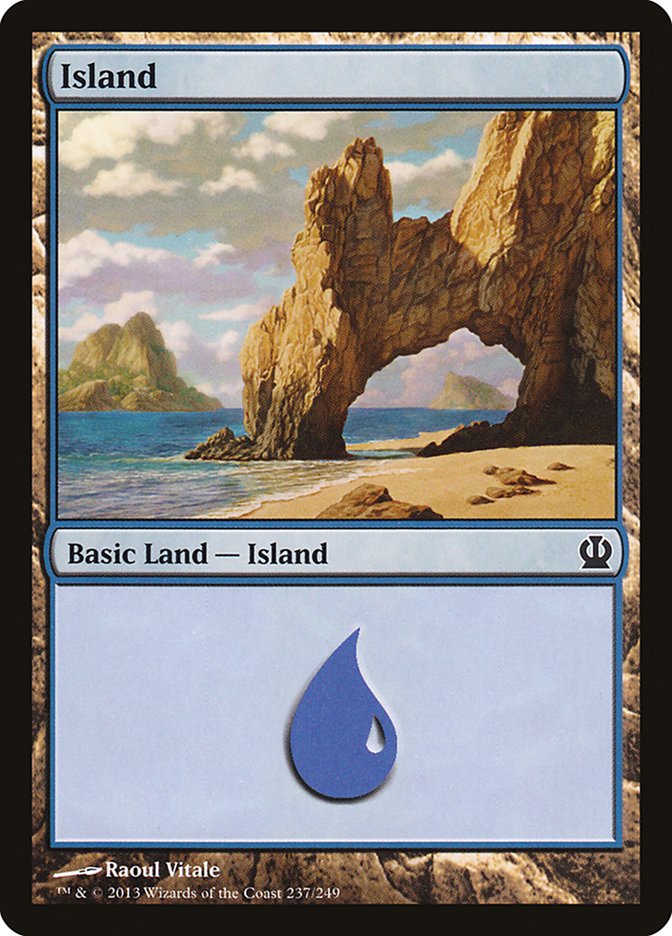 Island (237) [Theros] MTG Single Magic: The Gathering | Red Claw Gaming