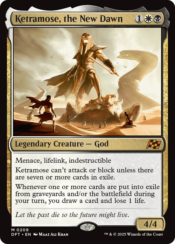 Ketramose, the New Dawn [Aetherdrift] MTG Single Magic: The Gathering | Red Claw Gaming