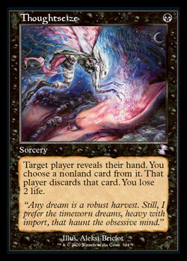 Thoughtseize (Timeshifted) [Time Spiral Remastered] MTG Single Magic: The Gathering | Red Claw Gaming