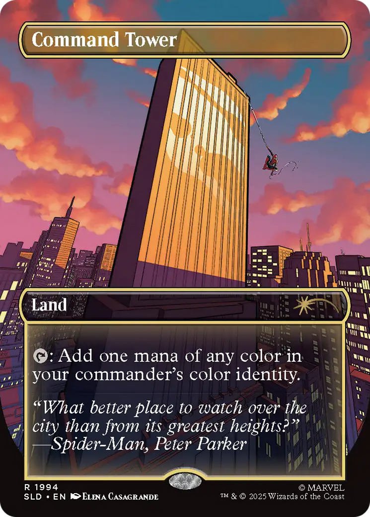 Command Tower (1994) (Rainbow Foil) [Secret Lair Drop Series] MTG Single Magic: The Gathering | Red Claw Gaming
