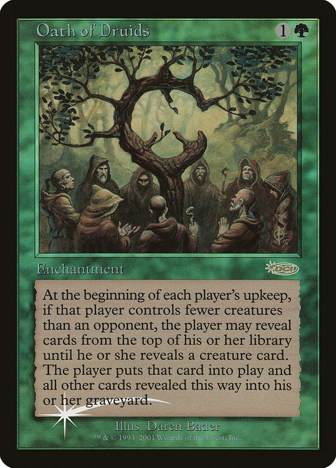 Oath of Druids [Judge Gift Cards 2001] MTG Single Magic: The Gathering | Red Claw Gaming