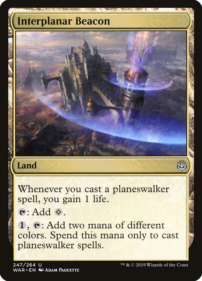 Interplanar Beacon [War of the Spark] MTG Single Magic: The Gathering | Red Claw Gaming