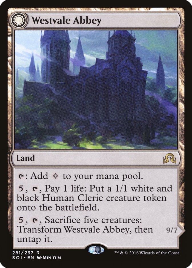 Westvale Abbey // Ormendahl, Profane Prince [Shadows over Innistrad] MTG Single Magic: The Gathering | Red Claw Gaming