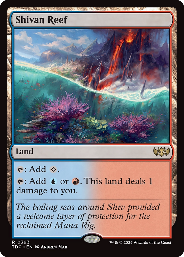 Shivan Reef [Tarkir: Dragonstorm Commander] MTG Single Magic: The Gathering | Red Claw Gaming