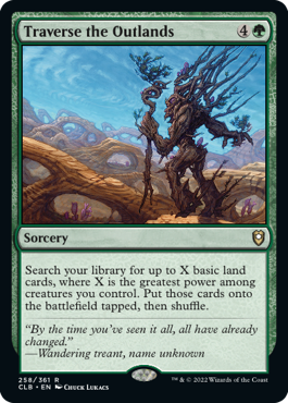 Traverse the Outlands [Commander Legends: Battle for Baldur's Gate] MTG Single Magic: The Gathering | Red Claw Gaming