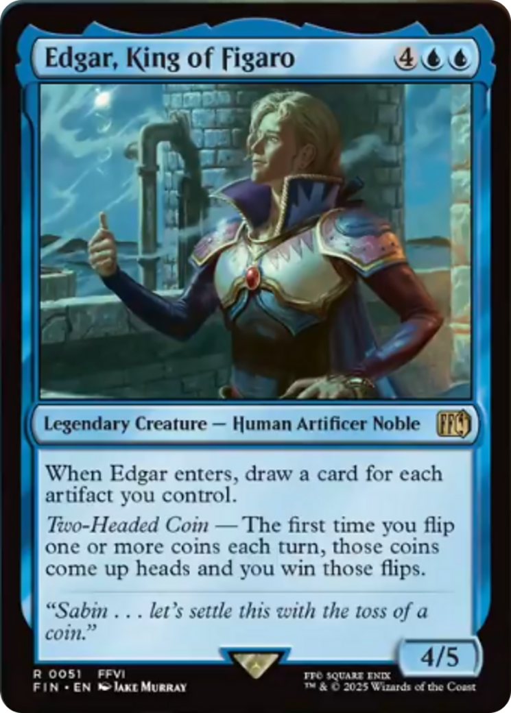 Edgar, King of Figaro [FINAL FANTASY] MTG Single Magic: The Gathering | Red Claw Gaming