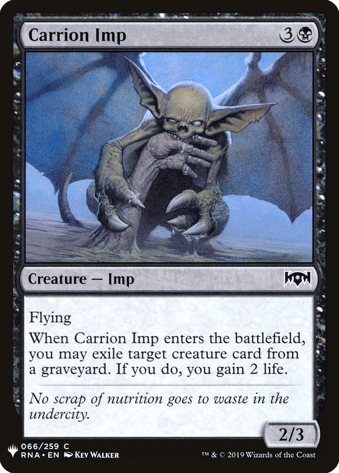 Carrion Imp [Mystery Booster] MTG Single Magic: The Gathering | Red Claw Gaming