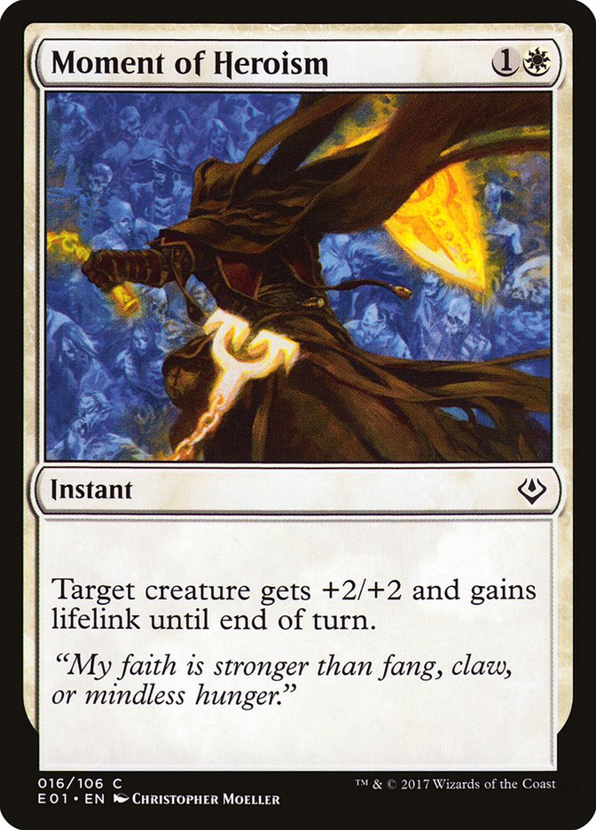 Moment of Heroism [Archenemy: Nicol Bolas] MTG Single Magic: The Gathering | Red Claw Gaming