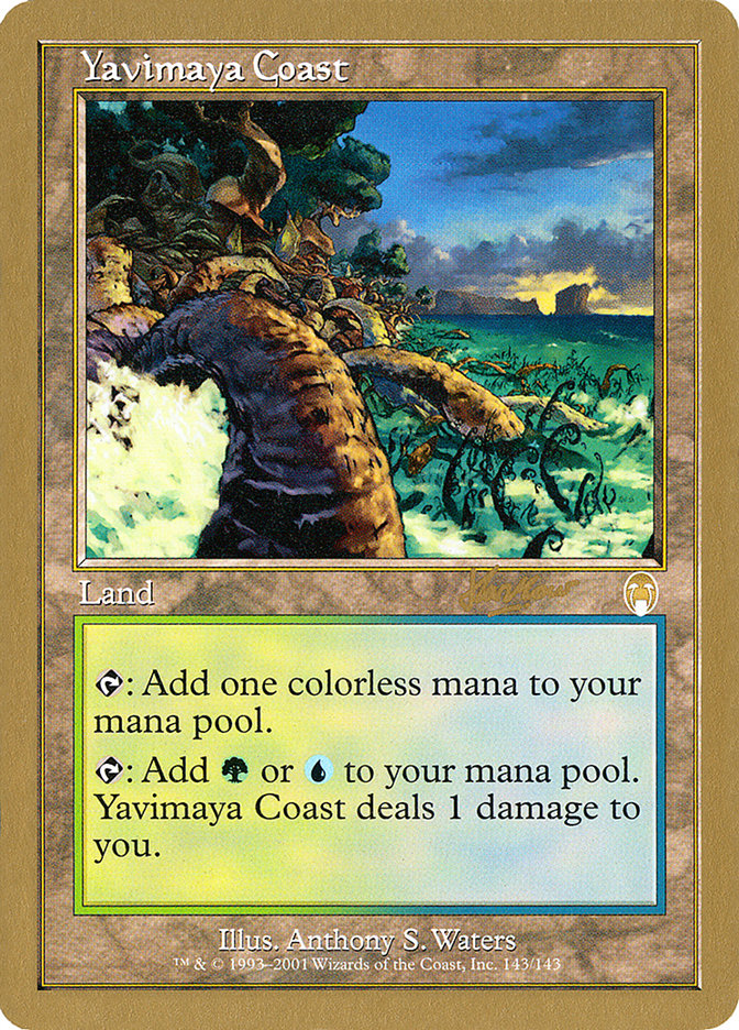 Yavimaya Coast (Sim Han How) [World Championship Decks 2002] MTG Single Magic: The Gathering | Red Claw Gaming