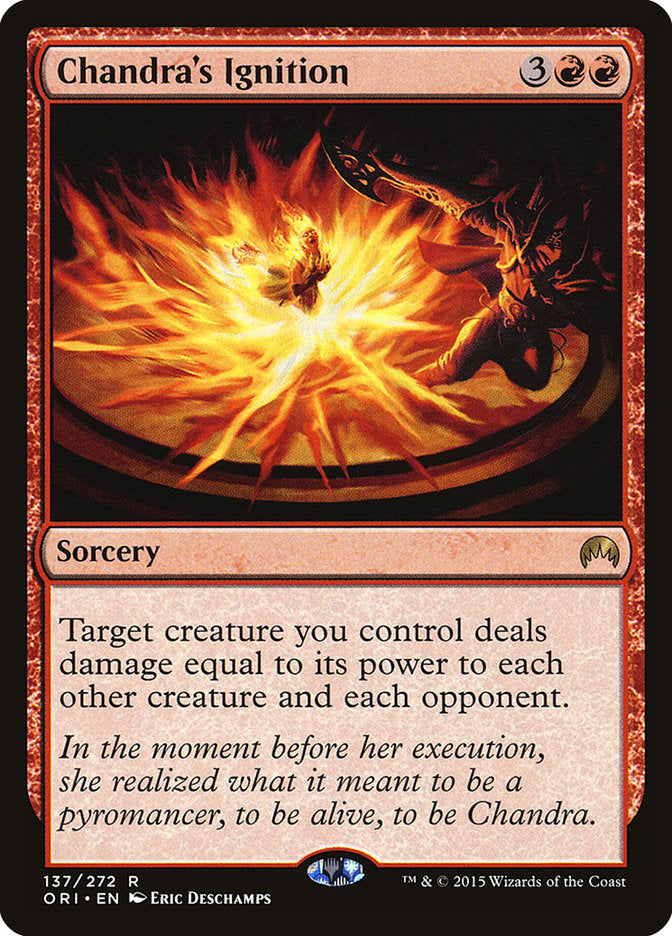 Chandra's Ignition [Magic Origins] MTG Single Magic: The Gathering | Red Claw Gaming