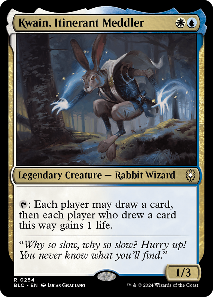 Kwain, Itinerant Meddler [Bloomburrow Commander] MTG Single Magic: The Gathering | Red Claw Gaming