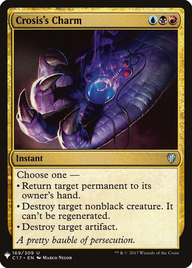 Crosis's Charm [Mystery Booster] MTG Single Magic: The Gathering | Red Claw Gaming