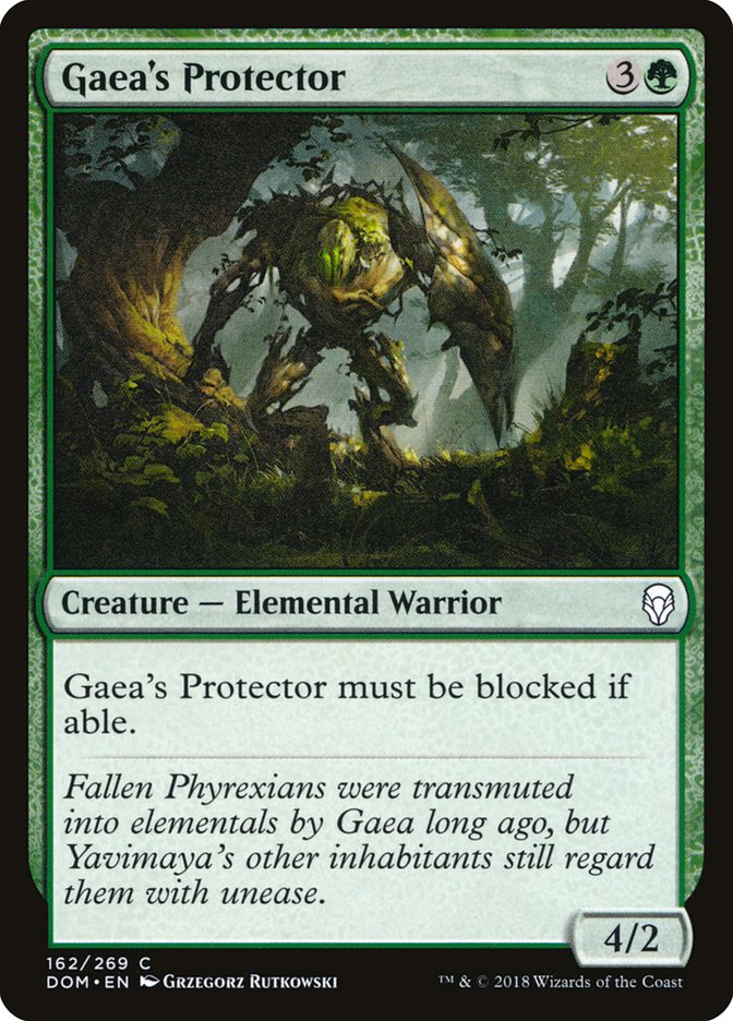 Gaea's Protector [Dominaria] MTG Single Magic: The Gathering | Red Claw Gaming