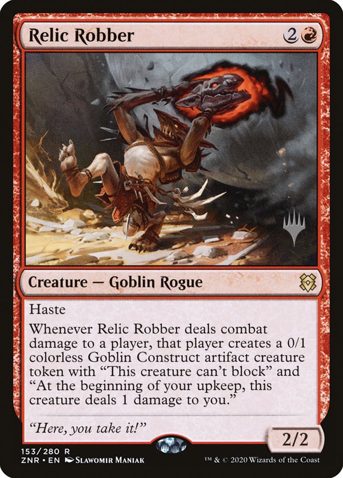 Relic Robber (Promo Pack) [Zendikar Rising Promos] MTG Single Magic: The Gathering | Red Claw Gaming