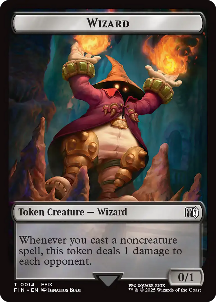 Hero (0002) // Wizard (0014) Double-Sided Token [FINAL FANTASY Tokens] MTG Single Magic: The Gathering | Red Claw Gaming