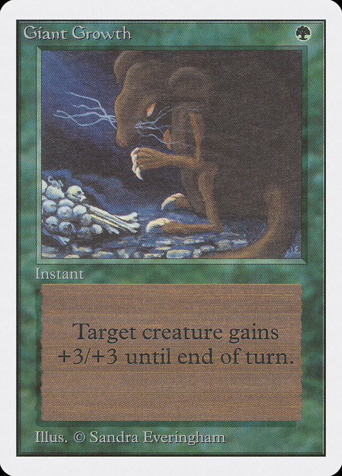 Giant Growth [Unlimited Edition] MTG Single Magic: The Gathering | Red Claw Gaming
