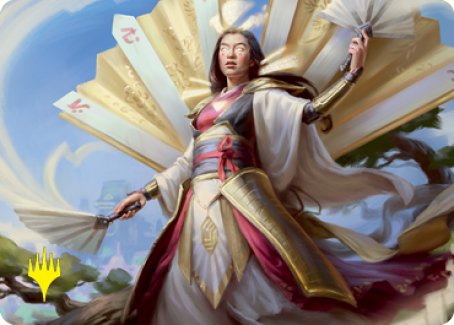 Imperial Subduer Art Card (Gold-Stamped Signature) [Kamigawa: Neon Dynasty Art Series] MTG Single Magic: The Gathering | Red Claw Gaming