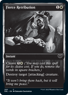 Fierce Retribution [Innistrad: Double Feature] MTG Single Magic: The Gathering | Red Claw Gaming