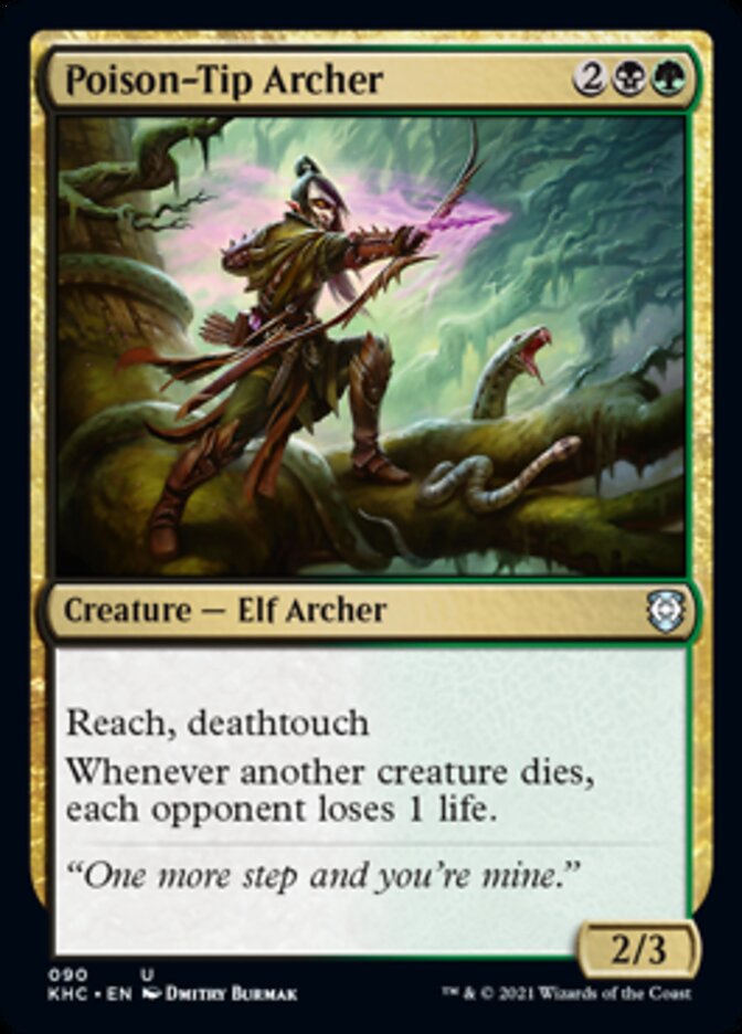Poison-Tip Archer [Kaldheim Commander] MTG Single Magic: The Gathering | Red Claw Gaming
