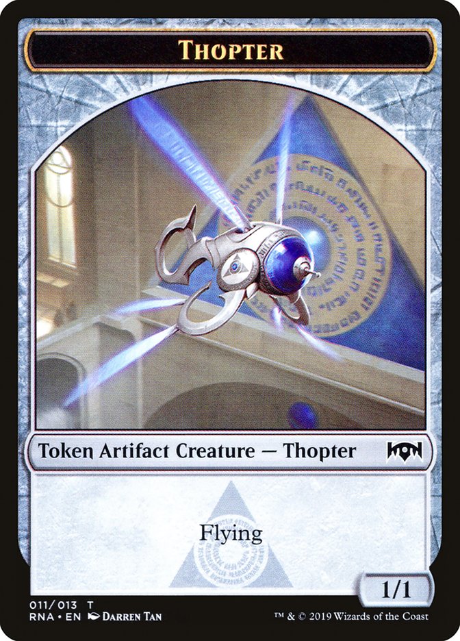 Thopter Token [Ravnica Allegiance Tokens] MTG Single Magic: The Gathering | Red Claw Gaming