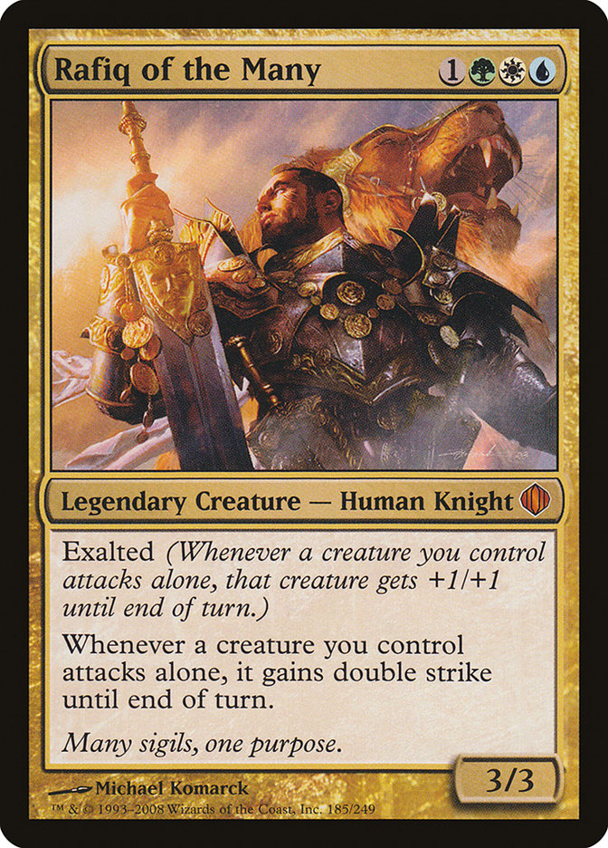 Rafiq of the Many [Shards of Alara] MTG Single Magic: The Gathering | Red Claw Gaming