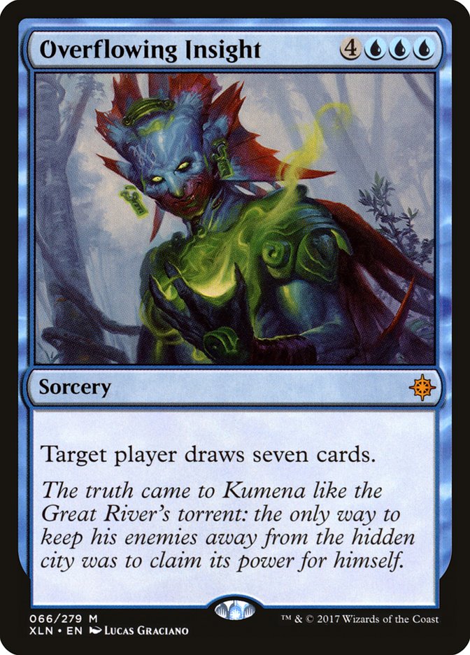 Overflowing Insight [Ixalan] MTG Single Magic: The Gathering | Red Claw Gaming