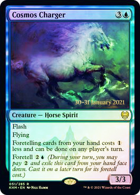 Cosmos Charger [Kaldheim Prerelease Promos] MTG Single Magic: The Gathering | Red Claw Gaming