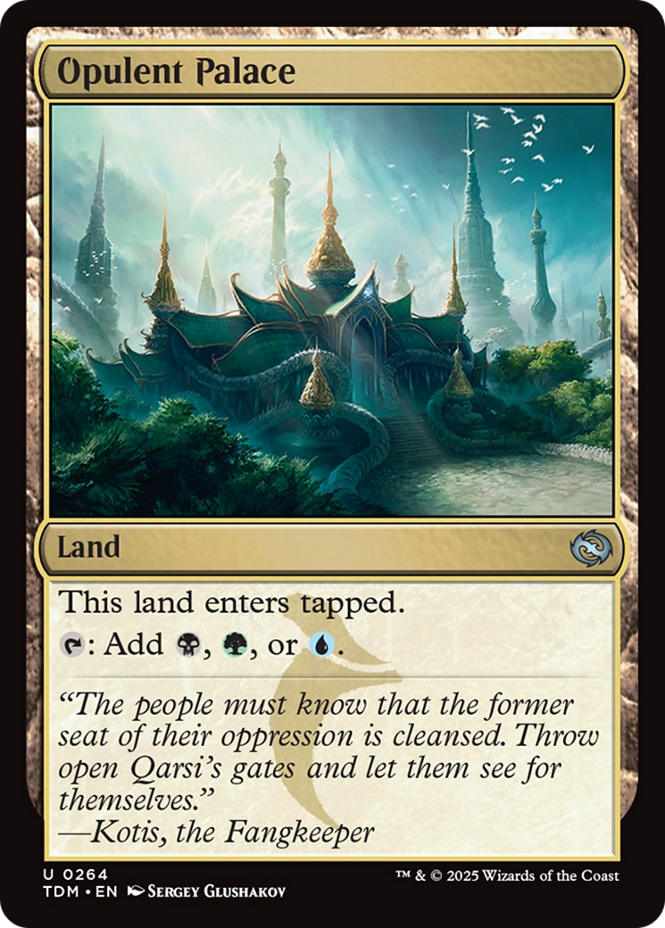 Opulent Palace [Tarkir: Dragonstorm] MTG Single Magic: The Gathering | Red Claw Gaming