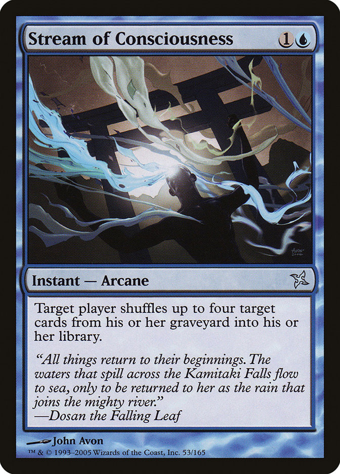 Stream of Consciousness [Betrayers of Kamigawa] MTG Single Magic: The Gathering | Red Claw Gaming