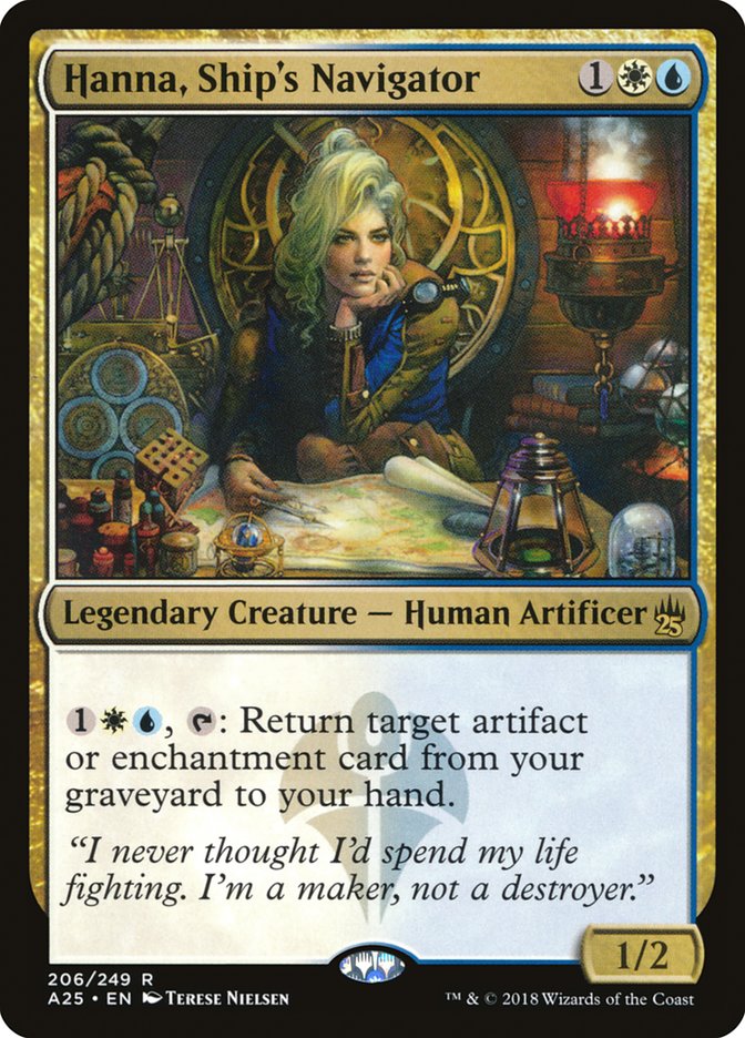 Hanna, Ship's Navigator [Masters 25] MTG Single Magic: The Gathering | Red Claw Gaming