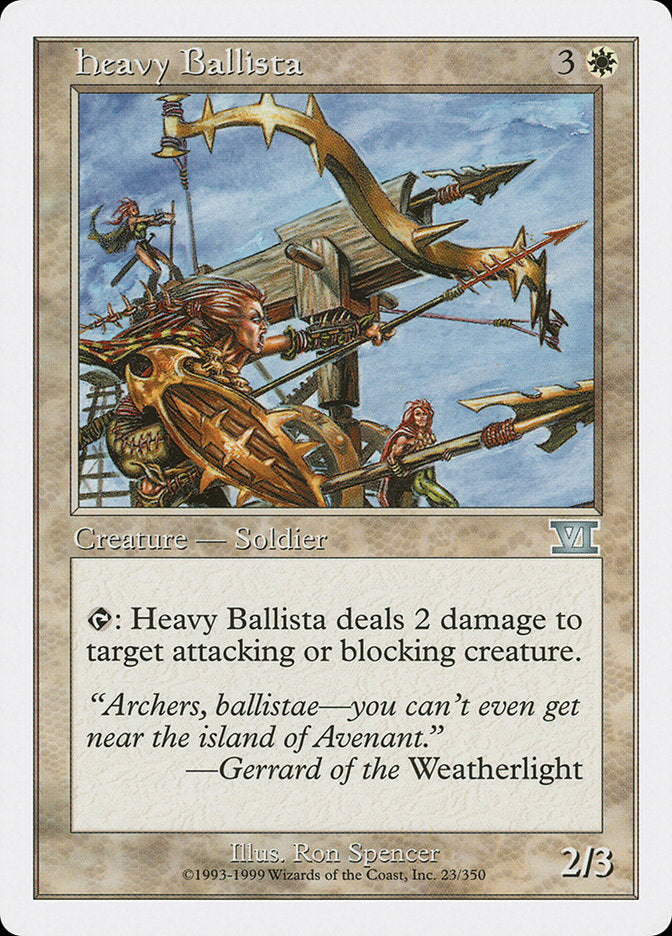 Heavy Ballista [Classic Sixth Edition] MTG Single Magic: The Gathering | Red Claw Gaming