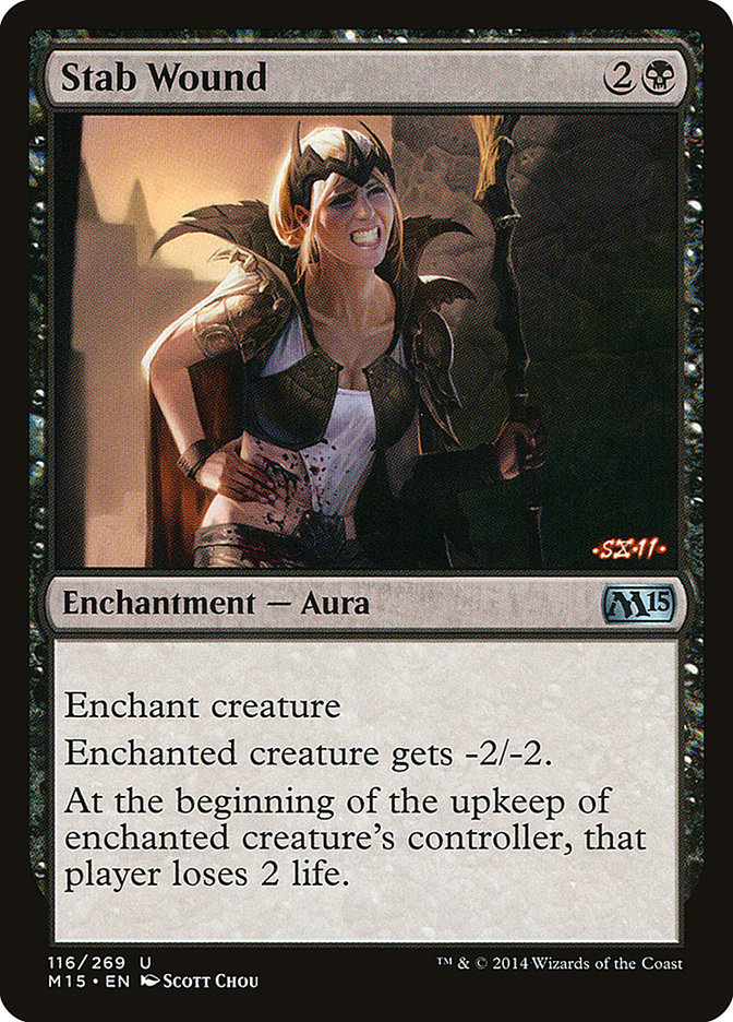 Stab Wound [Magic 2015] MTG Single Magic: The Gathering | Red Claw Gaming
