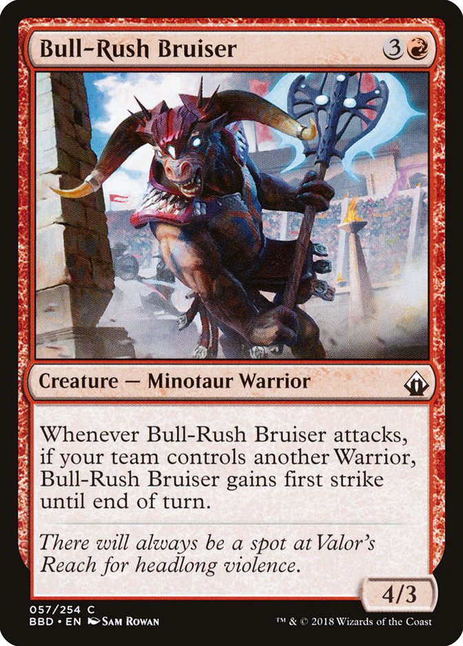 Bull-Rush Bruiser [Battlebond] MTG Single Magic: The Gathering | Red Claw Gaming