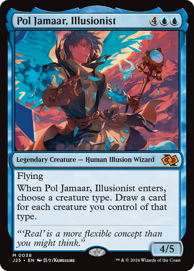 Pol Jamaar, Illusionist (Anime) [Foundations Jumpstart] MTG Single Magic: The Gathering | Red Claw Gaming