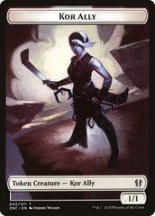 Bird // Kor Ally Double-Sided Token [Zendikar Rising Commander Tokens] MTG Single Magic: The Gathering | Red Claw Gaming