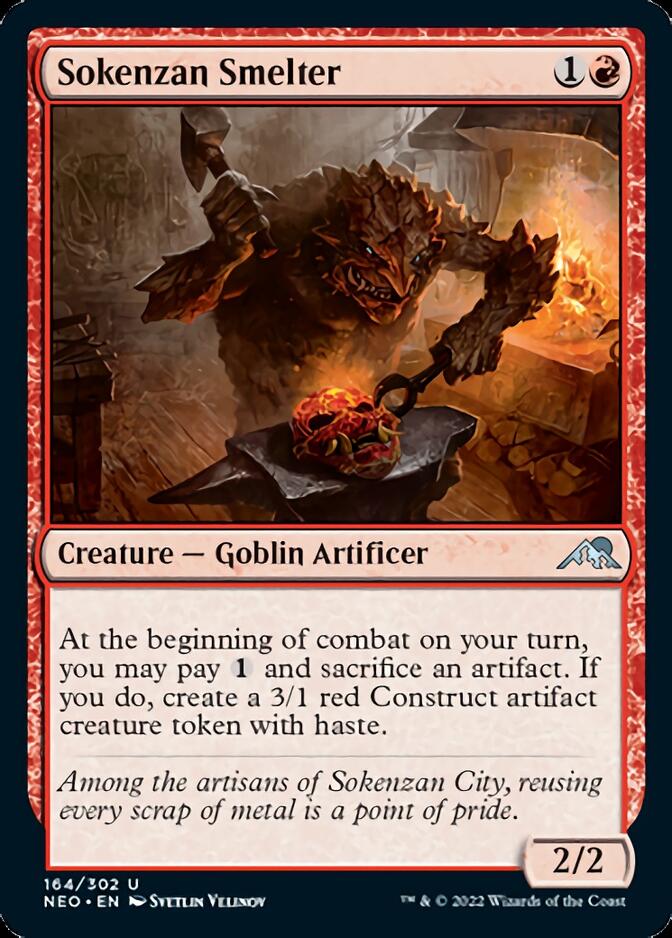 Sokenzan Smelter [Kamigawa: Neon Dynasty] MTG Single Magic: The Gathering    | Red Claw Gaming