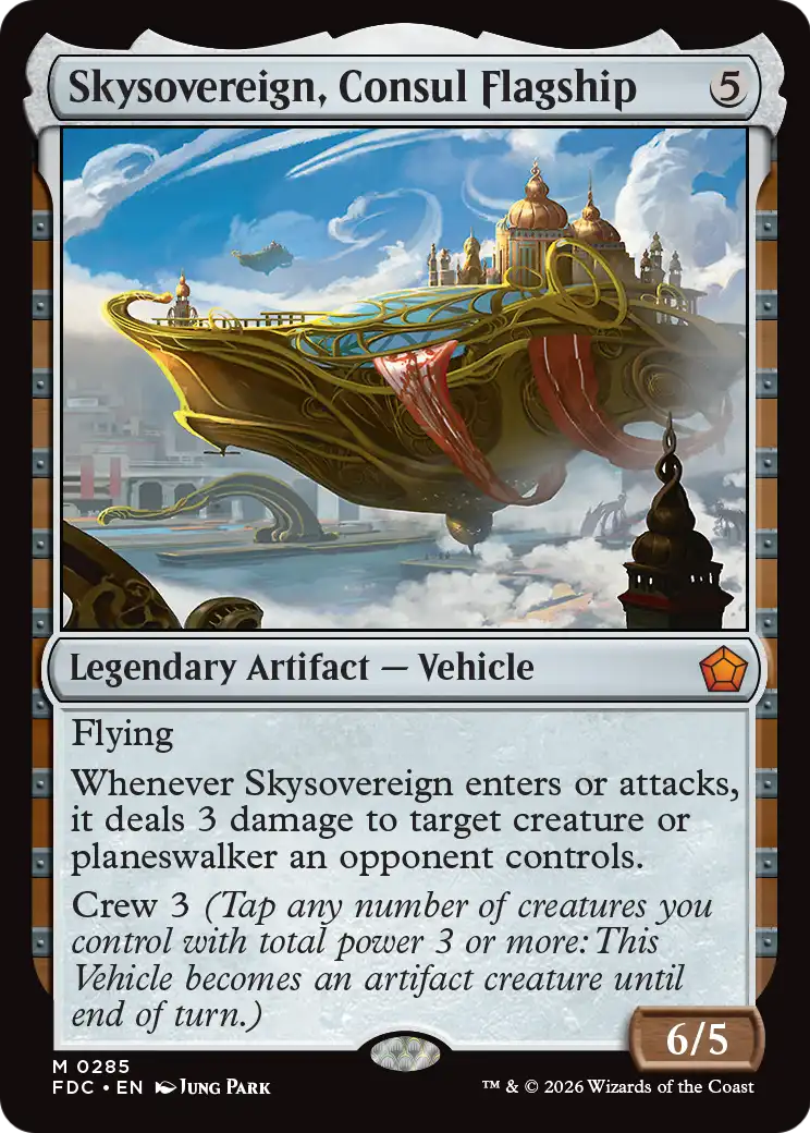Skysovereign, Consul Flagship [Foundations Commander] | Red Claw Gaming