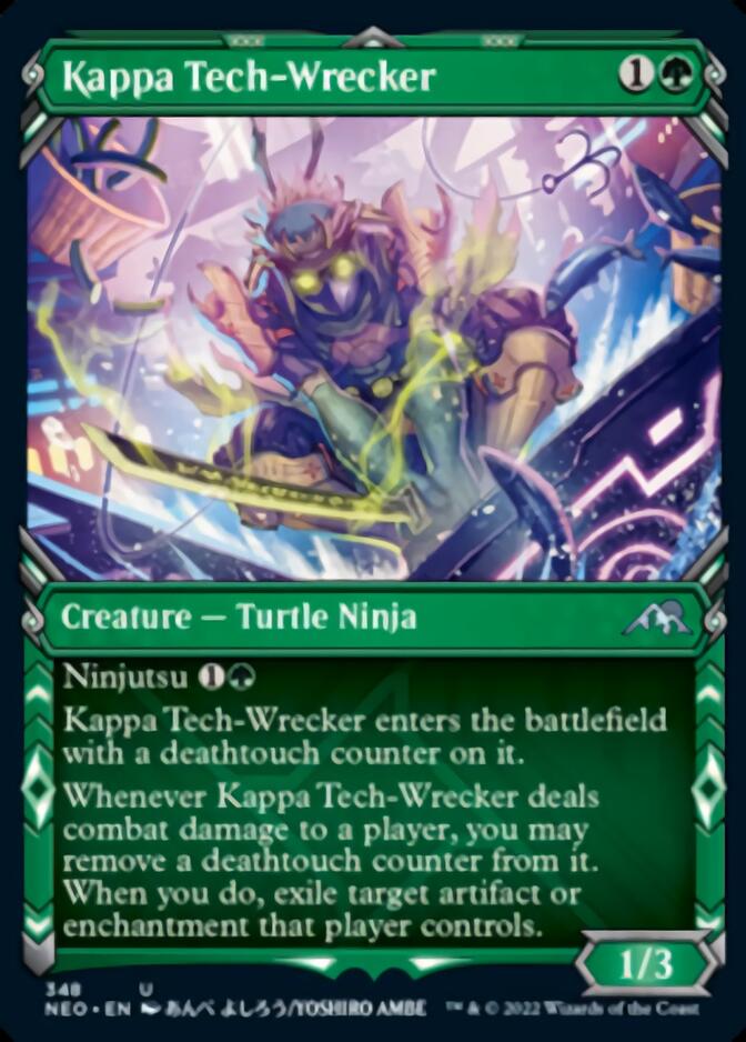 Kappa Tech-Wrecker (Showcase Ninja) [Kamigawa: Neon Dynasty] MTG Single Magic: The Gathering    | Red Claw Gaming