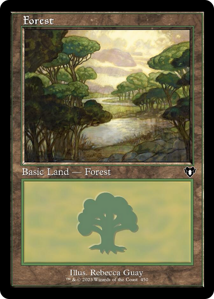 Forest (450) (Retro) [Commander Masters] MTG Single Magic: The Gathering | Red Claw Gaming