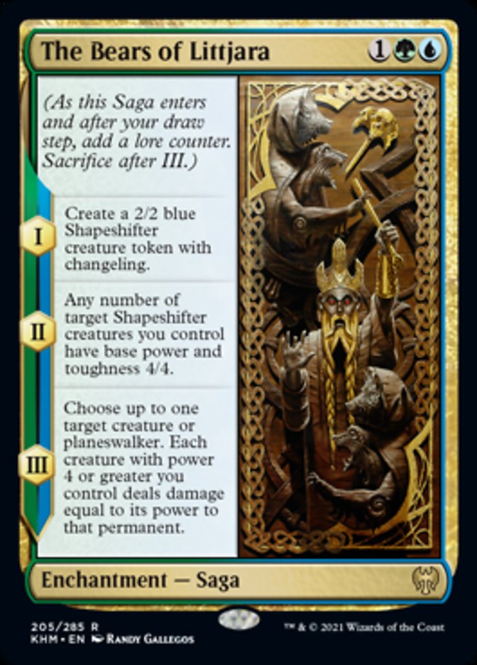 The Bears of Littjara [Kaldheim] MTG Single Magic: The Gathering | Red Claw Gaming