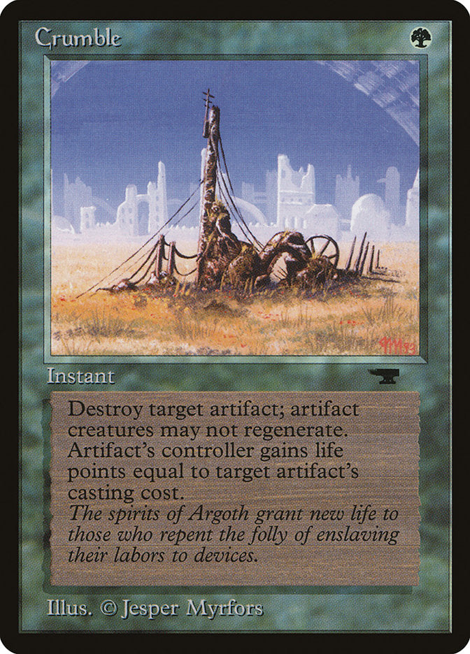 Crumble [Antiquities] MTG Single Magic: The Gathering | Red Claw Gaming
