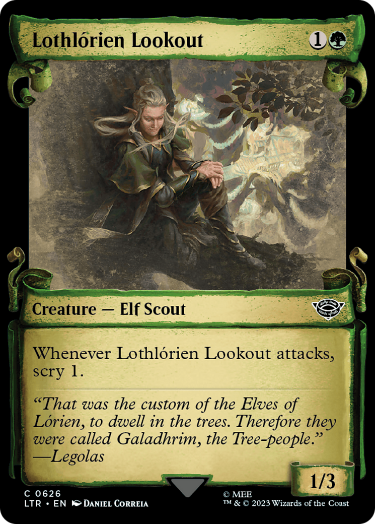 Lothlorien Lookout [The Lord of the Rings: Tales of Middle-Earth Showcase Scrolls] MTG Single Magic: The Gathering | Red Claw Gaming