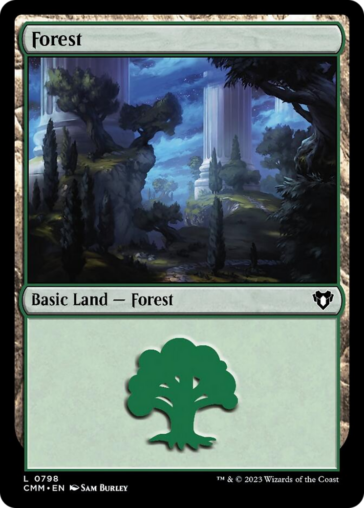 Forest (798) [Commander Masters] MTG Single Magic: The Gathering | Red Claw Gaming